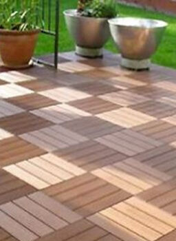 Ipe deck tile flooring